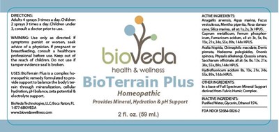 Bottle Label (Bioterrain Plus 01)